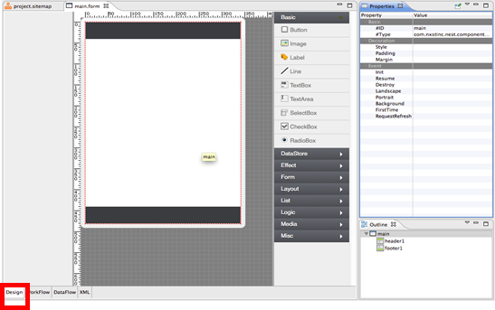 Configuring Components in Visual Editor